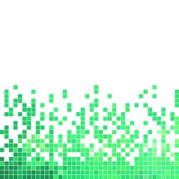 Abstract vector square pixel mosaic background 库存插图