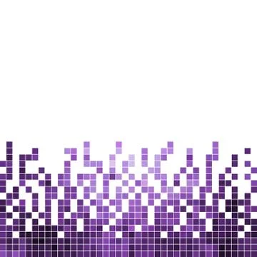 Abstract vector square pixel mosaic background Stock Illustration