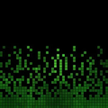 Abstract vector square pixel mosaic background Stock Illustration