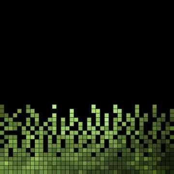 Abstract vector square pixel mosaic background Stock Illustration