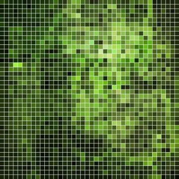 Abstract vector square pixel mosaic background Stock Illustration