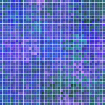 Abstract vector square pixel mosaic background Stock Illustration