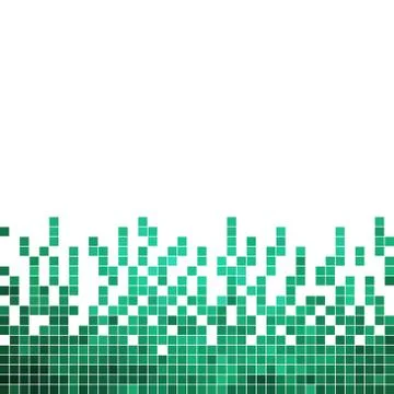 Abstract vector square pixel mosaic background 스톡 일러스트