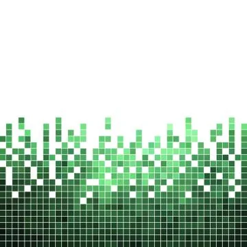 Abstract vector square pixel mosaic background Stock Illustration