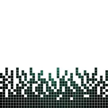 Abstract vector square pixel mosaic background 스톡 일러스트