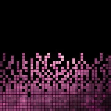 Abstract vector square pixel mosaic background 스톡 일러스트