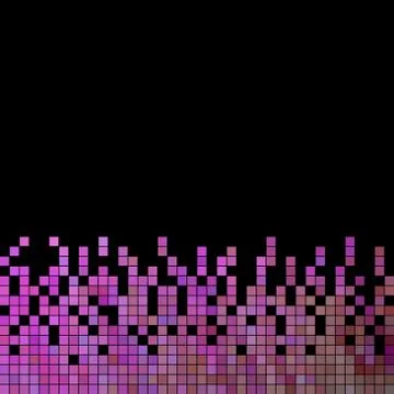 Abstract vector square pixel mosaic background 스톡 일러스트