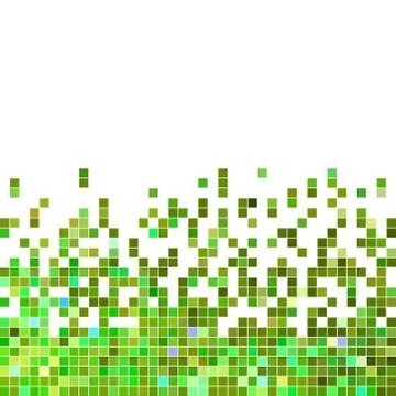 Abstract vector square pixel mosaic background Stock Illustration