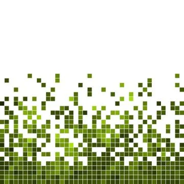 Abstract vector square pixel mosaic background Stock Illustration
