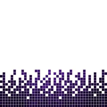 Abstract vector square pixel mosaic background 스톡 일러스트