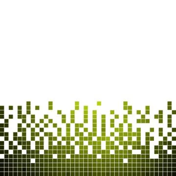 Abstract vector square pixel mosaic background Stock Illustration