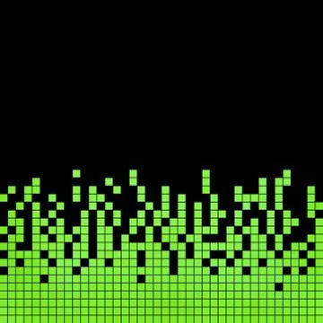 Abstract vector square pixel mosaic background Stock Illustration