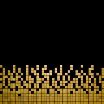 Abstract vector square pixel mosaic background Stock Illustration