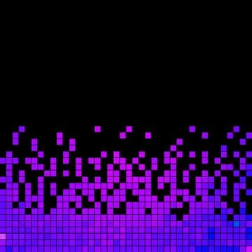 Abstract vector square pixel mosaic background Stock Illustration