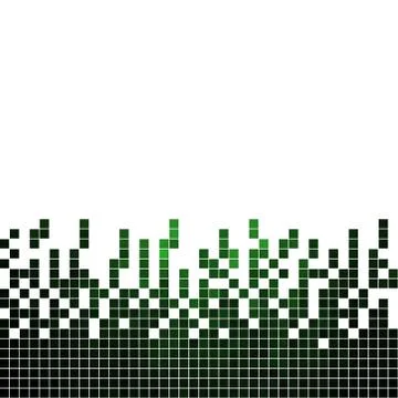 Abstract vector square pixel mosaic background Stock Illustration
