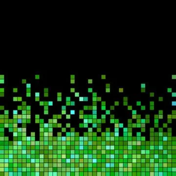 Abstract vector square pixel mosaic background Stock Illustration