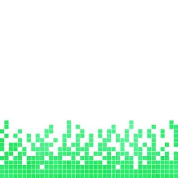 Abstract vector square pixel mosaic background Stock Illustration