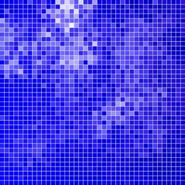 Abstract vector square pixel mosaic background Stock Illustration