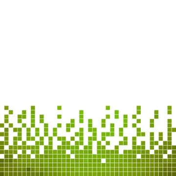 Abstract vector square pixel mosaic background Stock Illustration