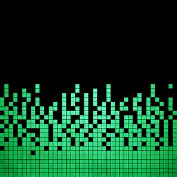 Abstract vector square pixel mosaic background Stock Illustration