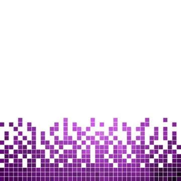 Abstract vector square pixel mosaic background Stock Illustration