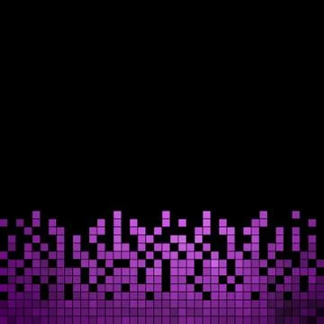 Abstract vector square pixel mosaic background Stock Illustration