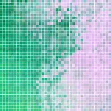 Abstract vector square pixel mosaic background Stock Illustration