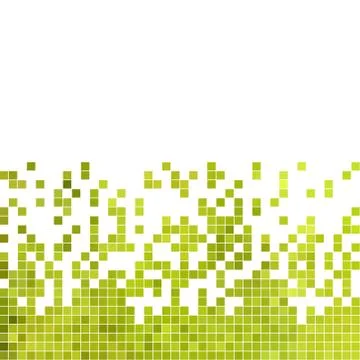 Abstract vector square pixel mosaic background Stock Illustration