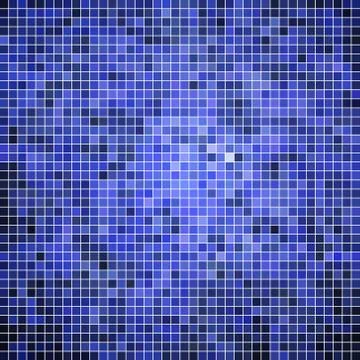 Abstract vector square pixel mosaic background Stock Illustration