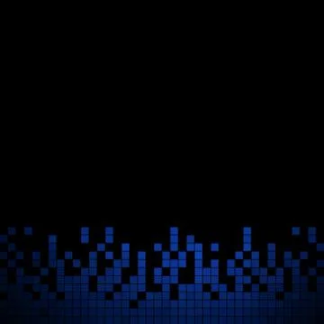Abstract vector square pixel mosaic background 스톡 일러스트