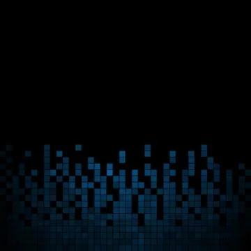 Abstract vector square pixel mosaic background Stock Illustration