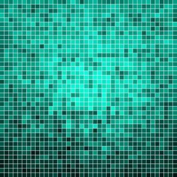 Abstract vector square pixel mosaic background Stock Illustration