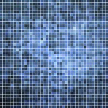 Abstract vector square pixel mosaic background Stock Illustration