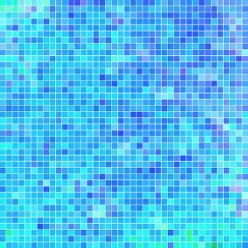 Abstract vector square pixel mosaic background Illustrazione stock