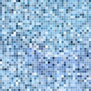 Abstract vector square pixel mosaic background 스톡 일러스트