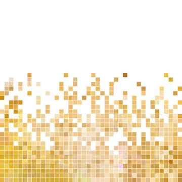 Abstract vector square pixel mosaic background Stock Illustration