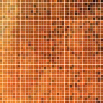 Abstract vector square pixel mosaic background Stock Illustration