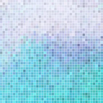 Abstract vector square pixel mosaic background 库存插图