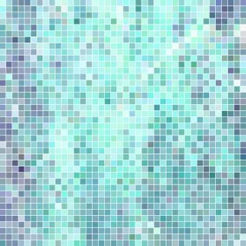 Abstract vector square pixel mosaic background 스톡 일러스트
