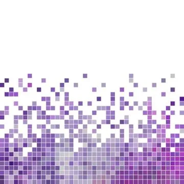 Abstract vector square pixel mosaic background 스톡 일러스트