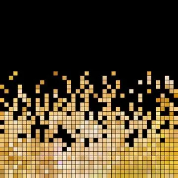 Abstract vector square pixel mosaic background Illustrazione stock