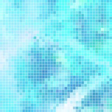 Abstract vector square pixel mosaic background Stock Illustration