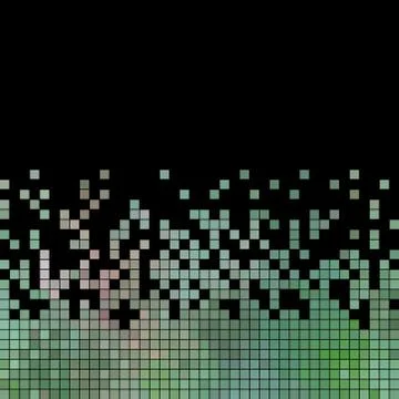 Abstract vector square pixel mosaic background 스톡 일러스트