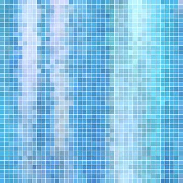 Abstract vector square pixel mosaic background Stock Illustration