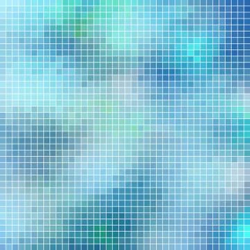 Abstract vector square pixel mosaic background Illustrazione stock