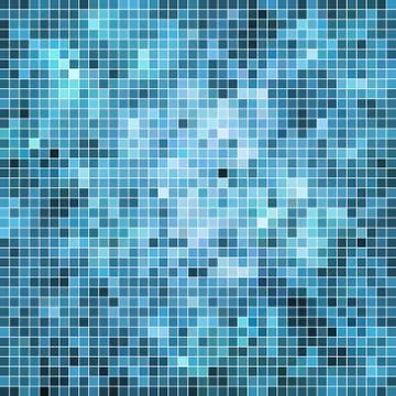 Abstract vector square pixel mosaic background Stock Illustration
