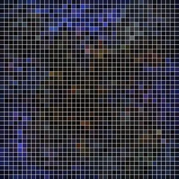 Abstract vector square pixel mosaic background Illustrazione stock