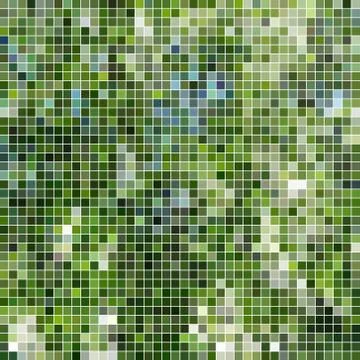 Abstract vector square pixel mosaic background Stock Illustration