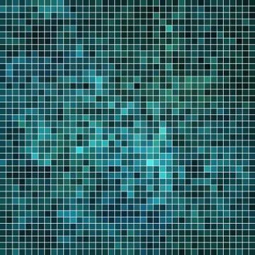 Abstract vector square pixel mosaic background Stock Illustration