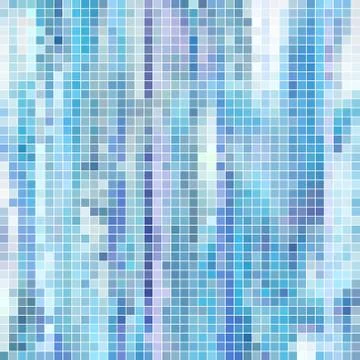 Abstract vector square pixel mosaic background Illustrazione stock